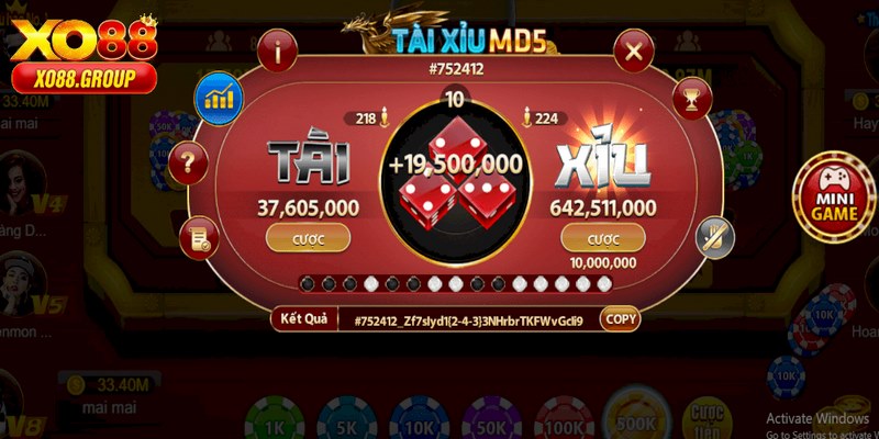 Giới thiệu đôi điều sơ nét về Tài Xỉu MD5 XO88