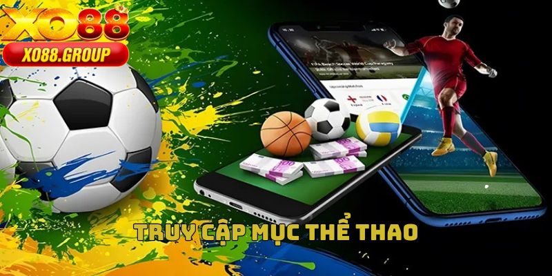 Truy cập mục thể thao